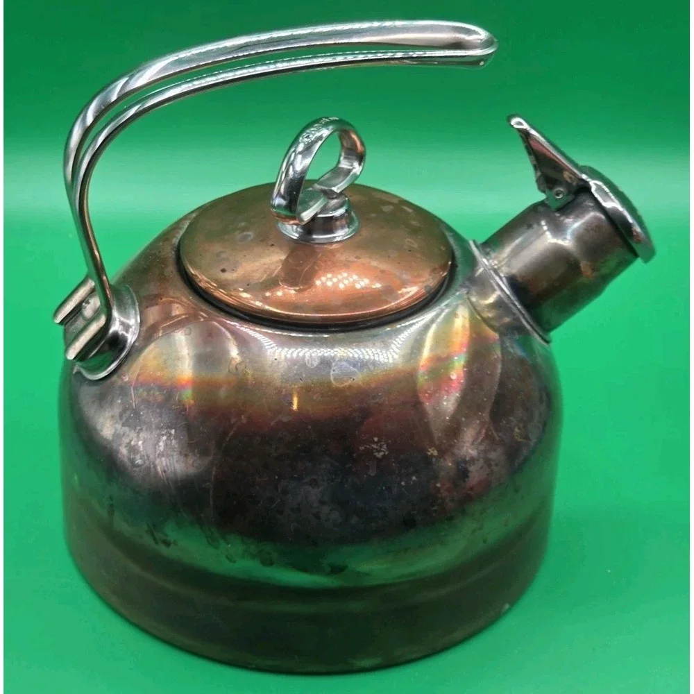 CHANTAL 18/10 SL37-19CP T-MI Stainless Steel Tea Kettle 1.8 Quart